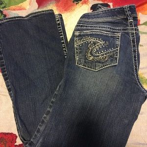 Silver bootcut Jeans